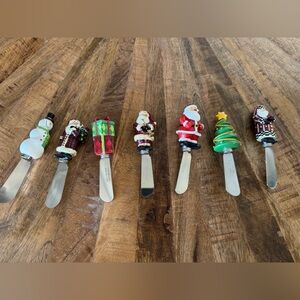 Vintage Boston Warehouse Christmas Holidy Spreaders – Set of 7